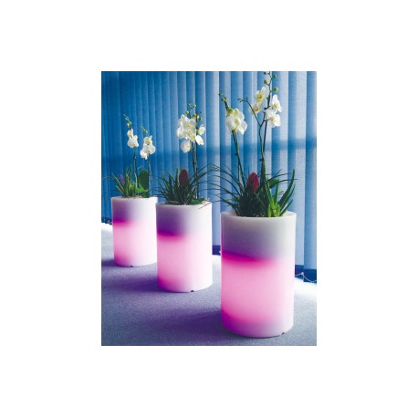 Donica dekoracyjna prostokątna z oświetleniem LED