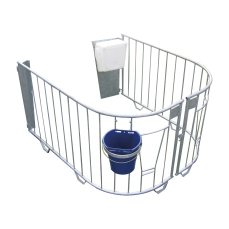 Wygrodzenie półokrągłe do domku dla cieląt